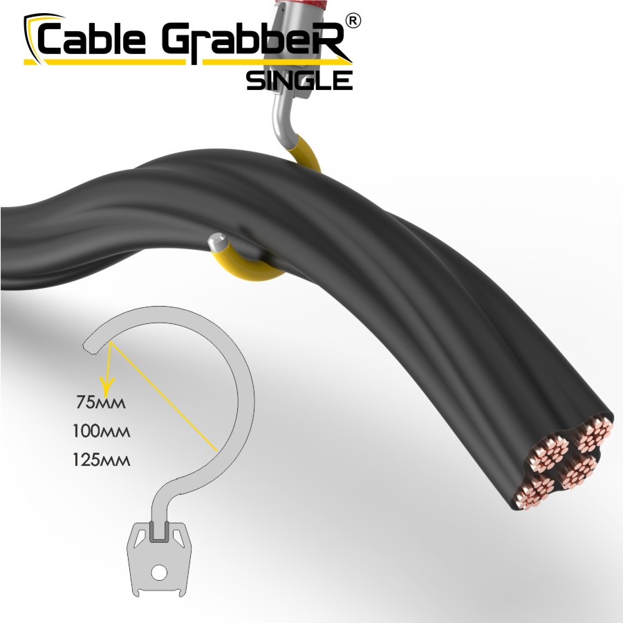 Инструмент безопасности для ручного перемещения кабелей Cable GrabbeR SINGLE STCGS 120